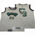 Camiseta Memphis Grizzlies Derrick Rose NO 23 Classic Blanco