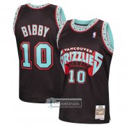 Camiseta Memphis Grizzlies Mike Bibby Mitchell & Ness 1998-99 Negro