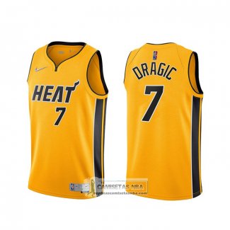 Camiseta Miami Heat Goran Dragic Earned 2020-21 Oro