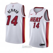 Camiseta Miami Heat Malik Newman Association 2018 Blanco