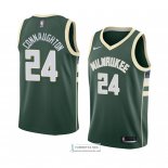 Camiseta Milwaukee Bucks Pat Connaughton Icon 2018 Verde