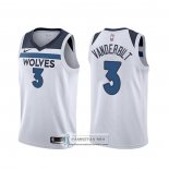 Camiseta Minnesota Timberwolves Jarred Vanderbilt Association Blanco