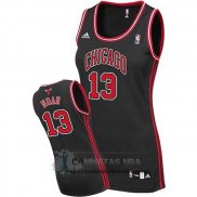 Camiseta Mujer Bulls Noah Negro