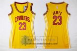 Camiseta Mujer Cavaliers JamesAmarillo