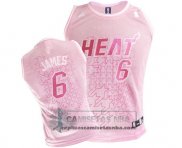 Camiseta Mujer Heats James Rosa