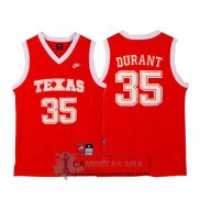 Camiseta NCAA Texas Durant Naranja