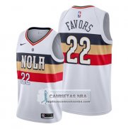 Camiseta New Orleans Pelicans Derrick Favors Earned Blanco