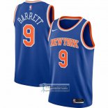 Camiseta New York Knicks RJ Barrett NO 9 Icon Azul