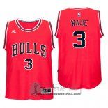 Camiseta Nino Bulls Wade Rojo