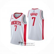 Camiseta Nino Houston Rockets Kevin Durant NO 7 Association 2025-26 Blanco