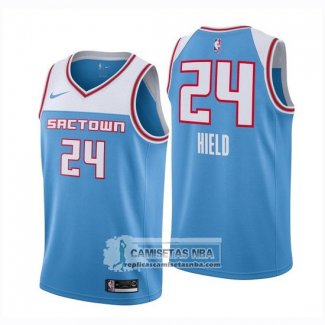 Camiseta Nino Kings Buddy Hield Ciudad 2018-19 Azul