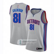 Camiseta Nino Pistons Jose Calderon Swingman 2018-19 Gris