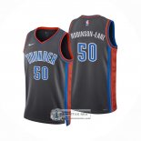 Camiseta Oklahoma City Thunder Jeremiah Robinson-Earl NO 50 Ciudad 2022-23 Gris