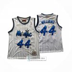 Camiseta Orlando Magic Brandon Williams NO 44 Mitchell & Ness 2009-10 Blanco