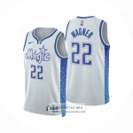 Camiseta Orlando Magic Franz Wagner NO 22 Ciudad 2025-26 Blanco