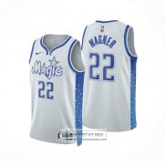 Camiseta Orlando Magic Franz Wagner NO 22 Ciudad 2025-26 Blanco