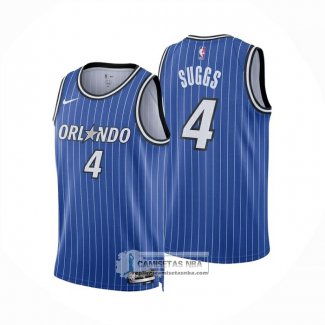 Camiseta Orlando Magic Jalen Suggs NO 4 Icon 2025-26 Azul