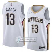 Camiseta Pelicans Cheick Diallo Association 2018 Blanco