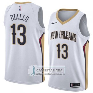 Camiseta Pelicans Cheick Diallo Association 2018 Blanco