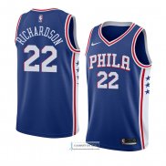 Camiseta Philadelphia 76ers Malachi Richardson Icon 2018 Azul