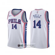 Camiseta Philadelphia 76ers Norvel Pelle Association 2019-20 Blanco
