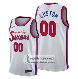 Camiseta Philadelphia 76ers Personalizada Classic 2019-20 Blanco