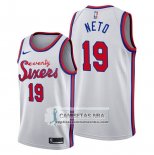 Camiseta Philadelphia 76ers Raul Neto Classic 2019-20 Blanco