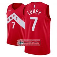 Camiseta Raptors Kyle Lowry Earned 2018-19 Rojo