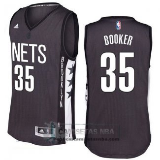 Camiseta Remix Alternate Nets Booker 2016-17 Negro