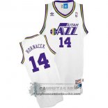 Camiseta Retro Jazz Hornacek Blanco