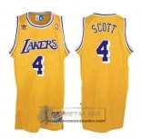 Camiseta Retro Lakers Scott Los Angeles Lakers Nba Amarillo