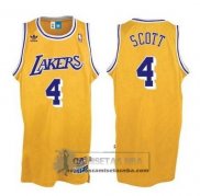 Camiseta Retro Lakers Scott Los Angeles Lakers Nba Amarillo