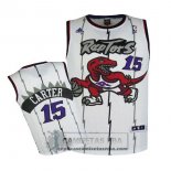 Camiseta Retro Nino Raptors Carter Blanco