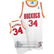 Camiseta Retro Rockets Olajuwon Blanco