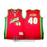 Camiseta Retro Supersonics Kemp Rojo