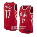 Camiseta Rockets City P.j. Tucker Ciudad 2018 Rojo