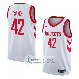 Camiseta Rockets Nene Association 2018 Blanco