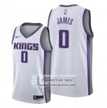 Camiseta Sacramento Kings Justin James Association 2019-20 Blanco