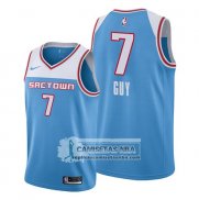 Camiseta Sacramento Kings Kyle Guy Ciudad 2019-20 Azul