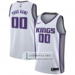 Camiseta Sacramento Kings Personalizada 2017-18 Blanco