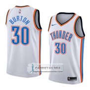 Camiseta Thunder Deonte Burton Association 2018 Blanco