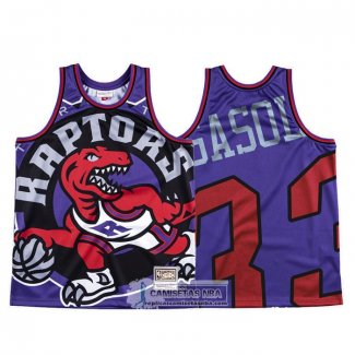 Camiseta Toronto Raptors Marc Gasol Mitchell & Ness Big Face Violeta