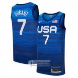 Camiseta USA 2021 Kevin Durant NO 7 Azul