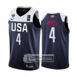 Camiseta USA Derrick Blanco 2019 FIBA Basketball World Cup Azul