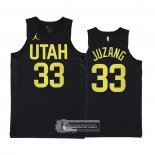 Camiseta Utah Jazz Johnny Juzang NO 33 Statement 2022-23 Negro