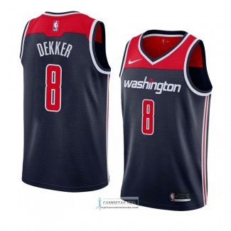 Camiseta Washington Wizards Sam Dekker Statement 2018 Negro