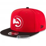 Gorra Atlanta Hawks 9FIFTY Negro Rojo