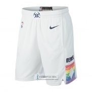 Pantalone Denver Nuggets Ciudad Edition Blanco