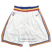 Pantalone Golden State Warriors Hardwood Classics 2019-20 Blanco