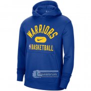 Sudaderas con Capucha Golden State Warriors Performance Practice 2021-22 Azul